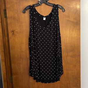 Polka dot luxe tank top